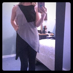 White house black market cute night blouse